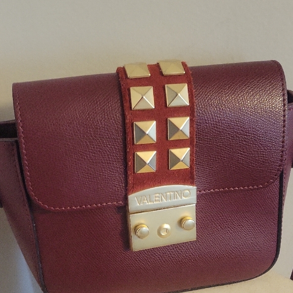 Valentino Yasmine Studded Crossbody Leather Bag - Picture 4 of 9